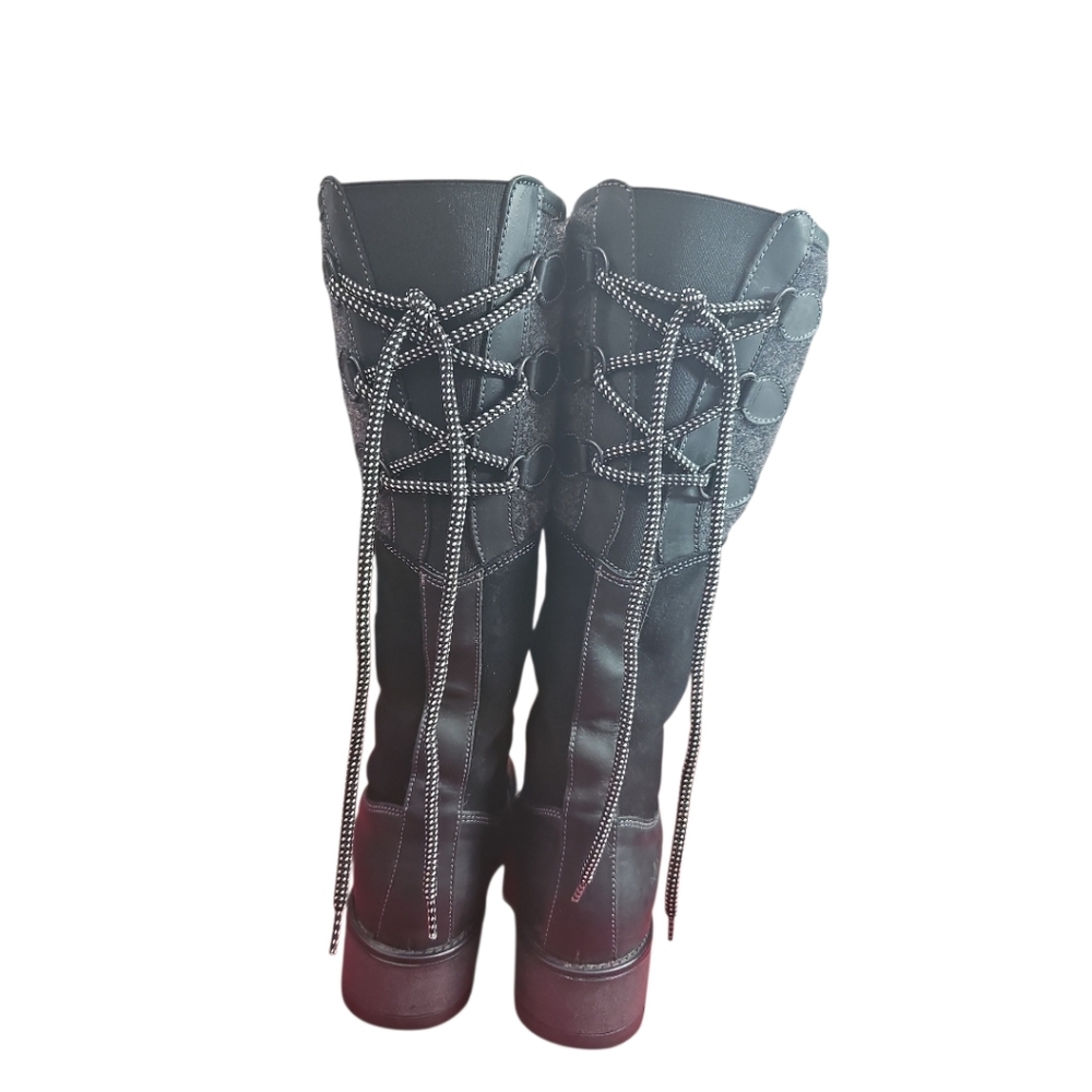 Bos & Co Goose Prima waterproof Black Mid Calf Boots Sz 40 Or 9-9.5 - Picture 4 of 14